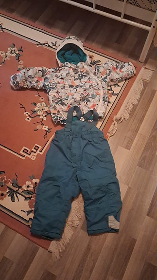 lasten toppatakki ja housut