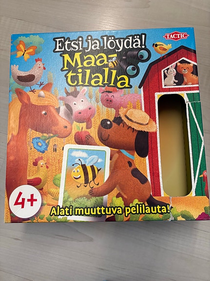Etsi ja löydä! Maatilalla -lautapeli