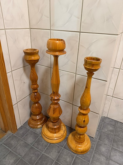 Korkeat kynttilänjalat