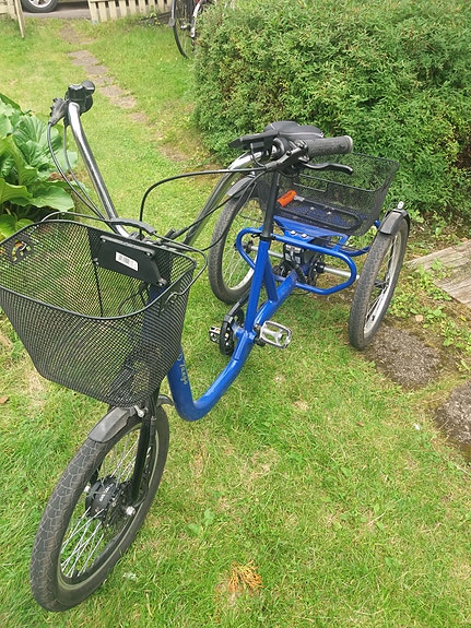 3 pyöräinen sähköavusteinen