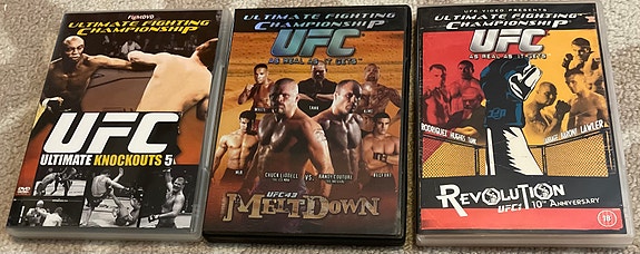 UFC vapaaottelua ( 3 x DVD paketti