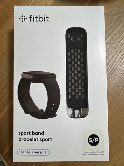 Fitbit sense or versa3 sport band black - New