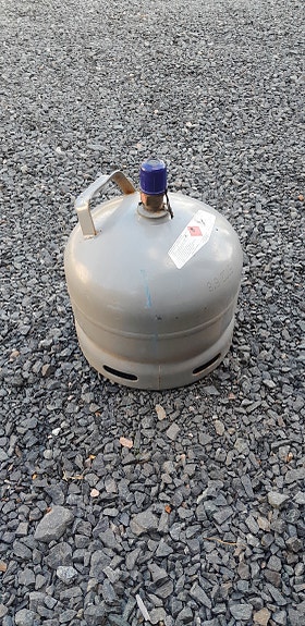 Kaasupullo 5kg tyhjä