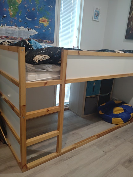 IKEA KURA parvisänky puu/valkoinen