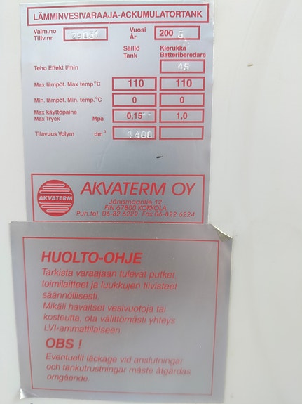 Lämminvesivaraaja