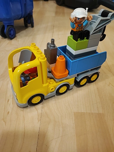 LEGO Duplo rakennus/rekka-auto ja hahmot