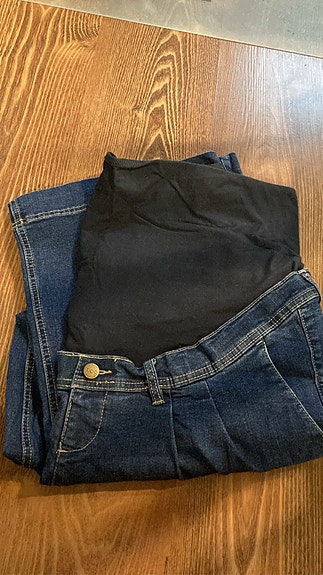 Bonprix äitiysfarkut denim koko 44