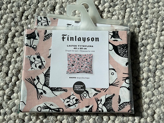 Finlayson lasten tyynyliina 40x60 cm vaaleanpunainen