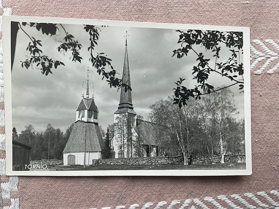 Postikortti    Tornio  kirkko
