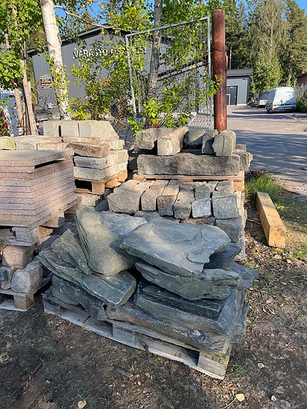 Varaston tyhjennys – luonnonkiviä edullisesti!