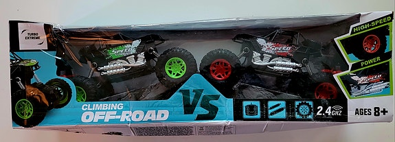 Off-Road VS kauko-ohjattavat autot