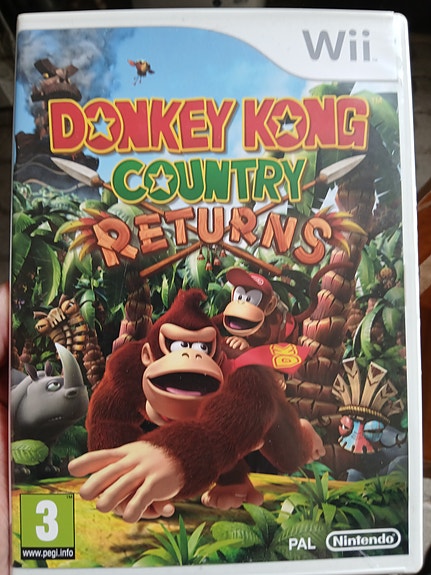 Nintendo Wii Donkey Kong Country Returns peli