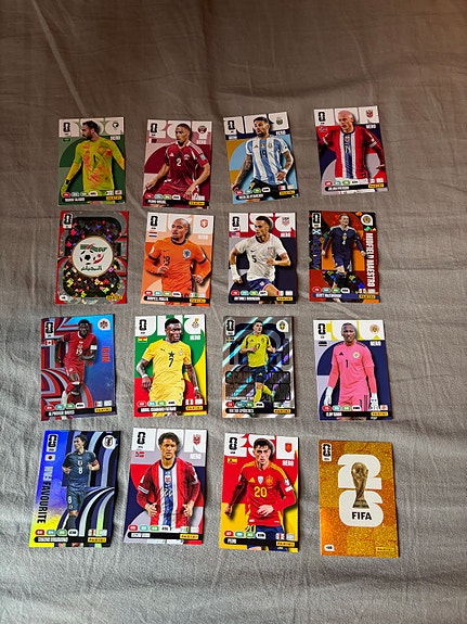 Panini FIFA World Cup 2022 jalkapallokortit