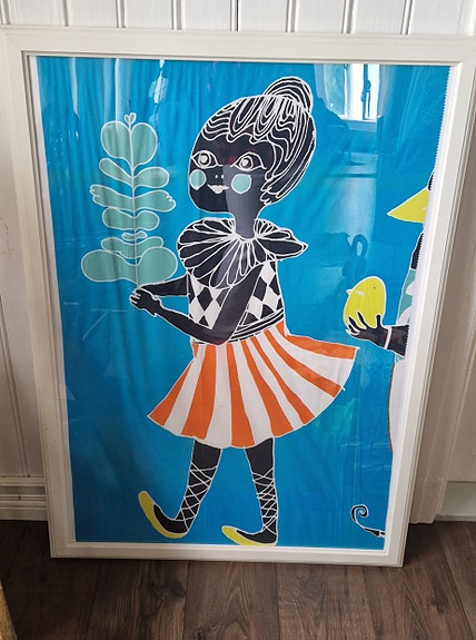 Iso marimekko kangas taulu