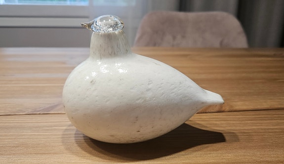 Oiva Toikka Nuutajärvi Riekko-lasilintu
