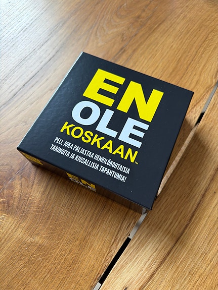 En ole koskaan -peli suomeksi