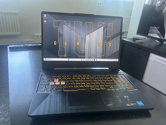 Asus tuf f15 pelikannettava – i5 / RTX 3050