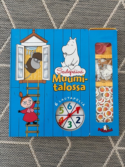 Muumit Sadepäivä Muumitalossa lautapeli / kirja