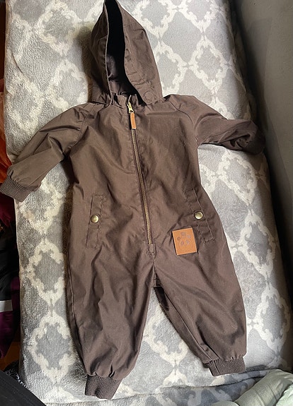 Mini Rodini ruskea kevyt haalari, koko 68/74