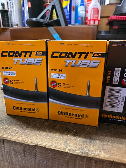 5kpl Continental ContiTube MTB 26 sisärengas 26"