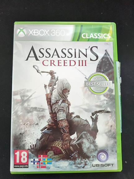 Assassin's Creed III Xbox 360 peli