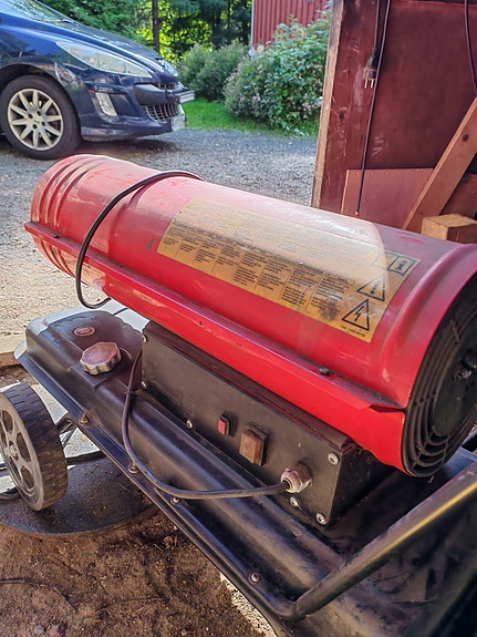 Rakennuslämmitin DDO-20 20 kW diesel/kerosiini