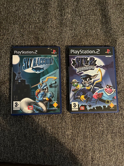 PlayStation 2 Sly Raccoon ja Sly 2: Konnakopla pelit