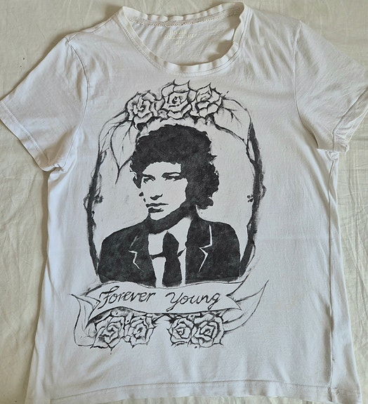 T-paita Bob Dylan, koko M