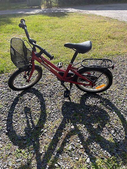 Monark lastenpyörä 16" punainen