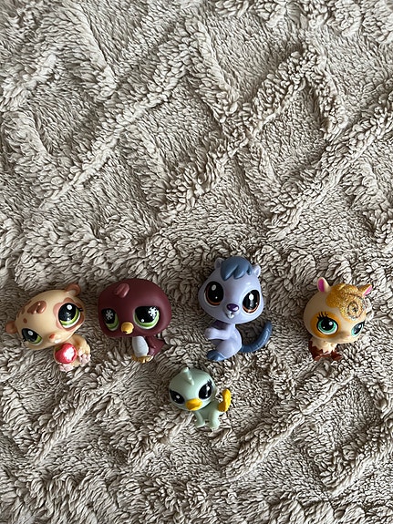 Littlest Pet Shop eläinfiguurit 5 kpl