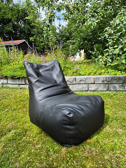 PuskuPusku Seat OX säkkituoli, musta, vesitiivis (2 kpl, myydään myös erikseen)