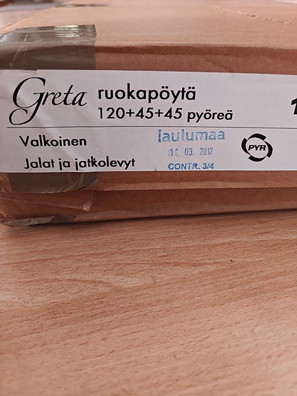 Greta ruokapöydän jatkolevyt