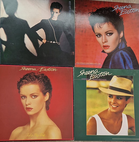 Sheena Easton LP-levyt, 4 kpl