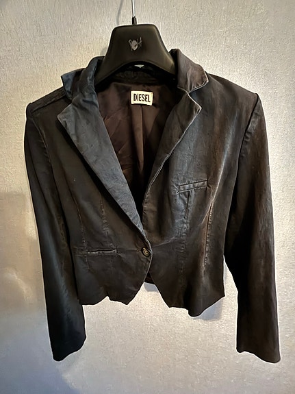 Diesel Vintage jakku - musta - koko M (hinta alunperin. n. 150 e)
