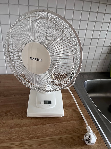 Matsui pöytätuuletin valkoinen