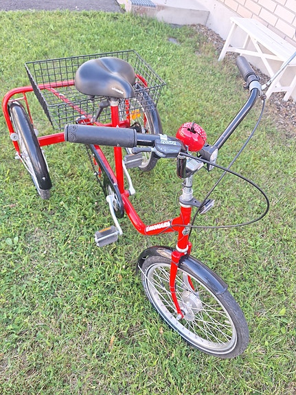 Monark kolmipyörä 20" S punainen unisex