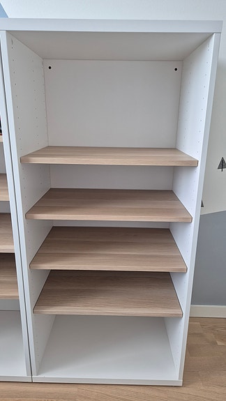 Bestå 128x40 runko ja 4 hyllyä