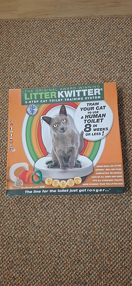 Litter Kwitter kissan wc-koulutusjärjestelmä