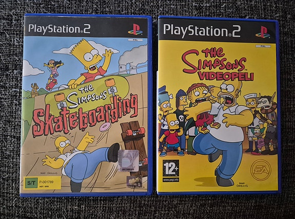 Ps2 The Simpsons pelit