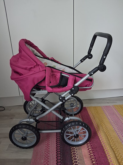 BRIO Combi nukenvaunut pinkki