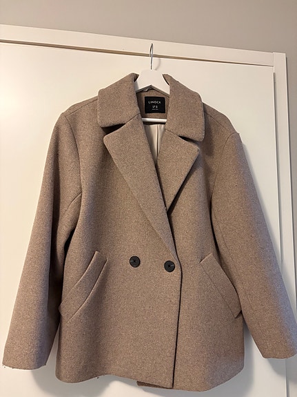 Lindex villakangastakki XS beige naisille