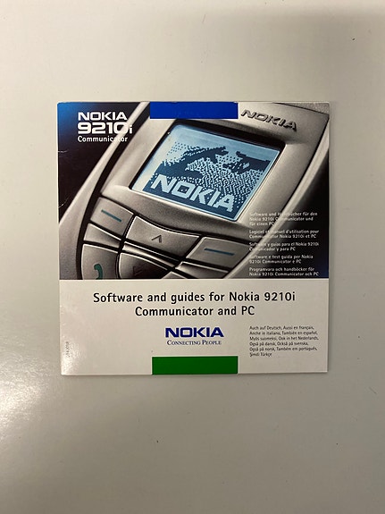 Nokia 9210i Communicator ohjelmisto-CD ja opas