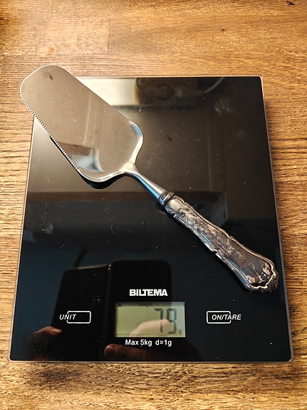 Kakkulapio hopea 830 / teräs