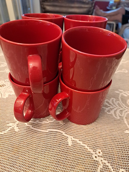 Iittala Teema punaiset mukit