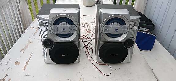 Philips kaiuttimet hopea