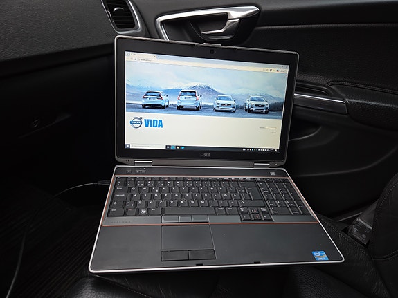 Volvo diagnostiikkasetti Dell E6520 (i7-2760QM/8GB/240GB SSD/hyvä akku)