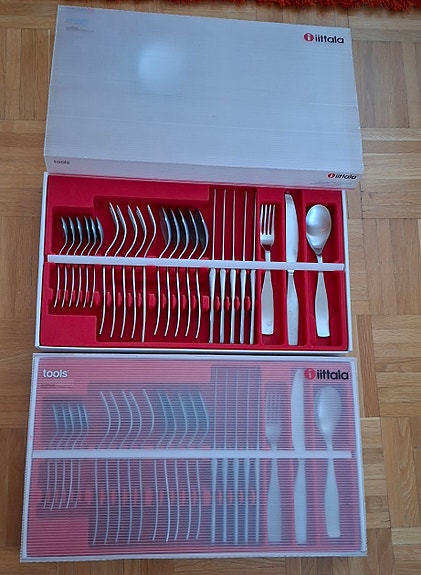Iittala Citterio aterinsetit laatikoissa