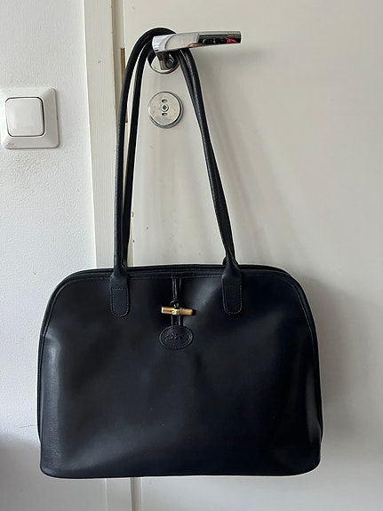 Vintage Longchamp nahkalaukku