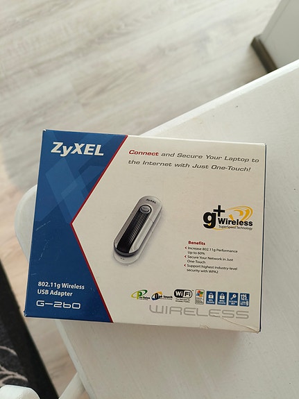 Zyxel G-260 on langaton verkko USB-sovitin