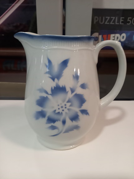 Arabia Aster maitokannu 1940-luvulta